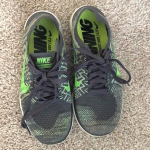 Nike free shoes. Work only a few times.